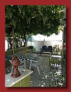 Terrasse mit Weinüberdachung
